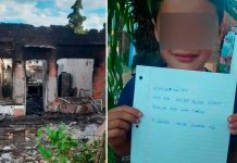 Conmovedor: Niño pide ladrillos a Santa Claus tras perder su hogar en un incendio Niño pide ladrillos a Santa Claus