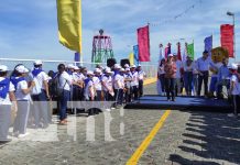 ¡Escuela flotante en Managua! Llamativa inauguración con la Alcaldía Foto: Inauguración de "escuela flotante" en Managua / TN8