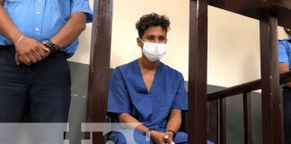 Foto: Proceso judicial contra cobarde asesino de una mujer en el barrio Altagracia, Managua / TN8