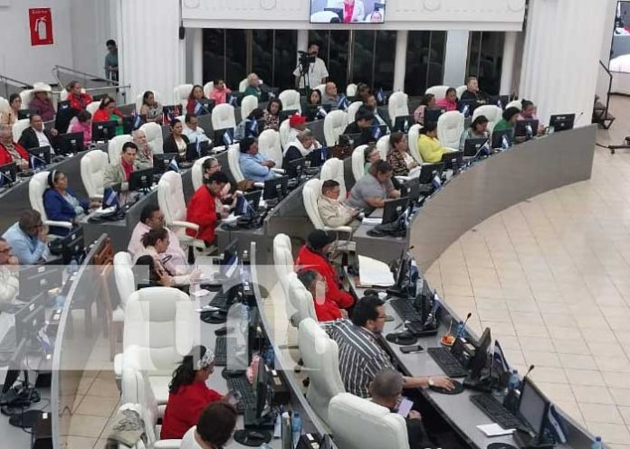 Foto: Sesión parlamentaria en la Asamblea de Nicaragua / TN8