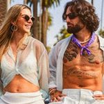 La hijita de Maluma ya deja huella en la piel de su papá