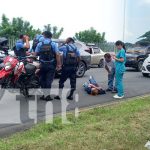 Atropellan a una señora en el sector de Tiscapa, Managua Foto: Fuerte accidente de tránsito en el sector de Tiscapa, Managua / TN8