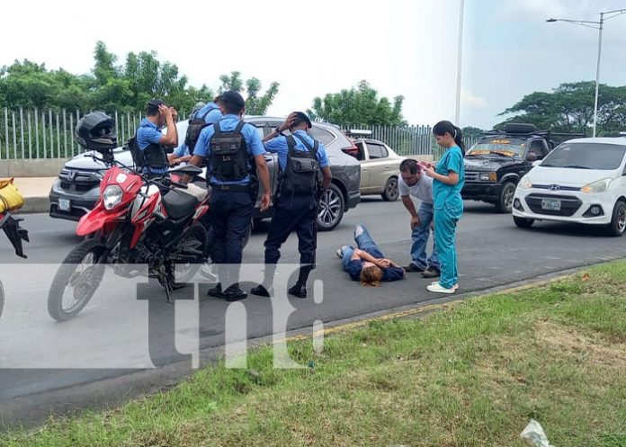 tisca-1 Foto: Fuerte accidente de tránsito en el sector de Tiscapa, Managua / TN8