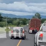 Infraganti en Nicaragua: Conductores de buses y taxis, entre los más «caballos» Foto: Conductores realizan malas maniobras por doquier en Nicaragua / TN8
