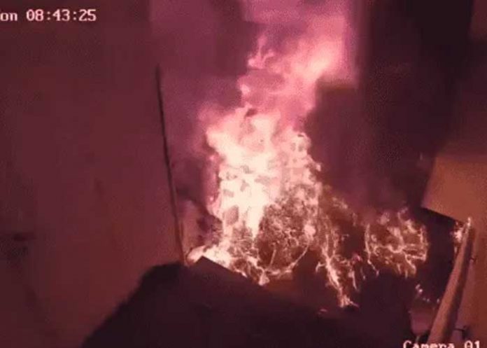 video4 Sobrino golpea y le prende fuego a su tía en Rumania