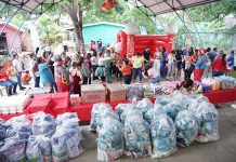 Foto: Claro suma sus esfuerzos para la colecta navideña en pro del hogar "Juntos por Pajarito Azul"/Cortesía