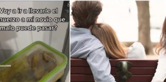 Llevaba almuerzo al trabajo de su marido y lo descubre con otra mujer