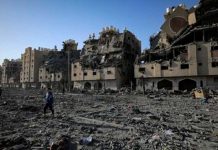 Foto: Masivos desplazamientos en Gaza /cortesía