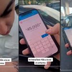 ¡Clase alucín! «Fundido en guaro» deposita dinero a su ex Foto: Joven envía dinero a su ex /cortesía