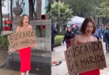 Busca esposo en las calles de la Ciudad de México