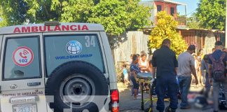 Maestra y contador lesionados tras colisión de motocicletas en Managua