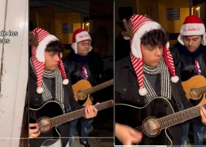 Foto: ¡Viral! jóvenes Bélicos cantan Villancicos /Cortesía