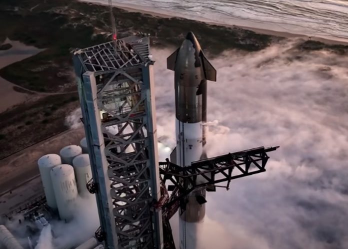 Foto: ¡SpaceX comparte impactante video del segundo ensayo de vuelo de Starship!/Cortesía