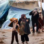 Foto: Gaza bajo lluvias y bombas /cortesía