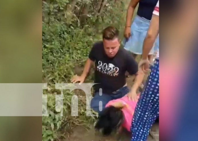 Impactante video revela brutal agresión a mujer en Jalapa, Nueva Segovia