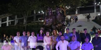 Foto: Inauguran monumento en honor al General Sandino y a su esposa Blanca Arauz / TN8