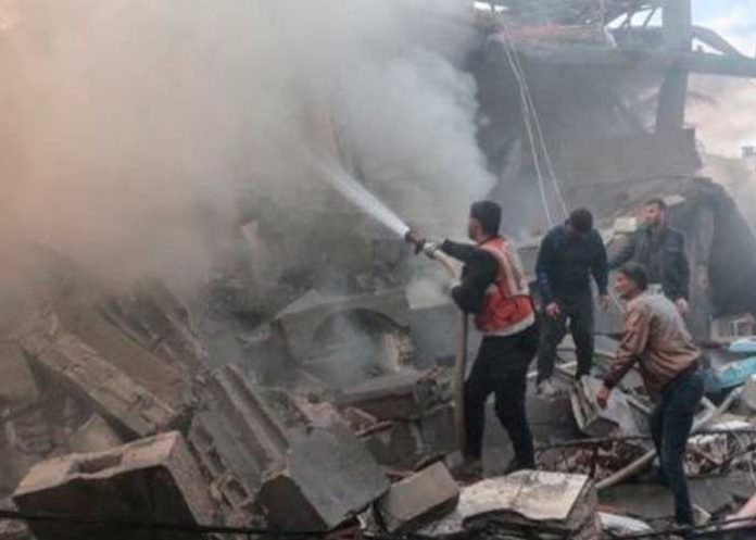 Foto: Gaza bajo ataque /cortesía