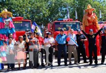 Foto: Inauguración en León: Nueva Estación de Bomberos y Oficina de Trámites Migratorios / TN8