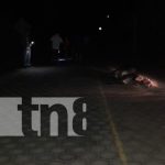 Motociclista fallece tras impactar contra un semoviente en La Pimienta, El Jícaro Foto: Motociclista fallece tras impactar contra un semoviente en La Pimienta, El Jícaro / TN8