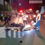 Motociclista pierde la vida al impactar contra un camión en Carretera Sur, Managua Motociclista pierde la vida al impactar contra un camión en Carretera Sur, Managua