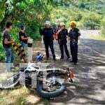 Aparatoso accidente en el kilómetro 172 deja dos jóvenes heridos en Jinotega Aparatoso accidente en el kilómetro 172 deja dos jóvenes heridos en Jinotega