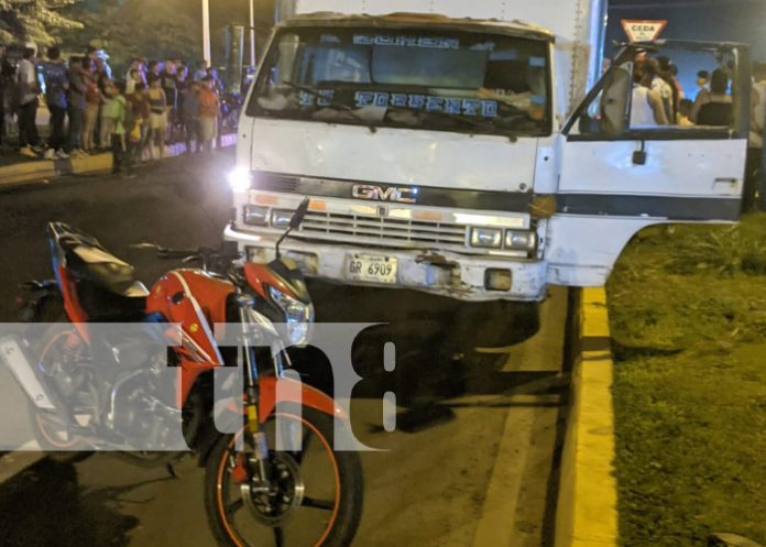 1 Foto: Peatón resulta lesionado tras accidente en Diriomo / TN8