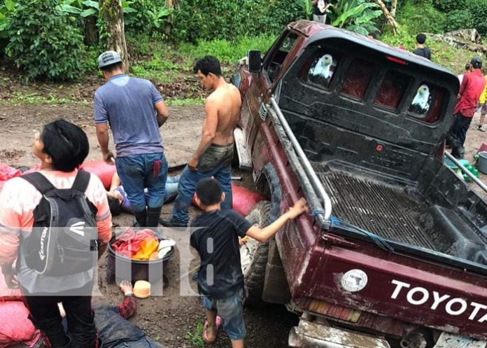 Foto: Accidente en El Guapinol deja 7 personas lesionadas en Jinotega/TN8