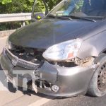 Imprudencia vial deja lesionado a motociclista en Tipitapa Foto: Imprudencia vial deja lesionado a motociclista / TN8