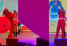 Tremendo «guazmaso» le da Belinda a un fan por accidente en pleno concierto Foto: ¡Belinda impacta con humor! /cortesía