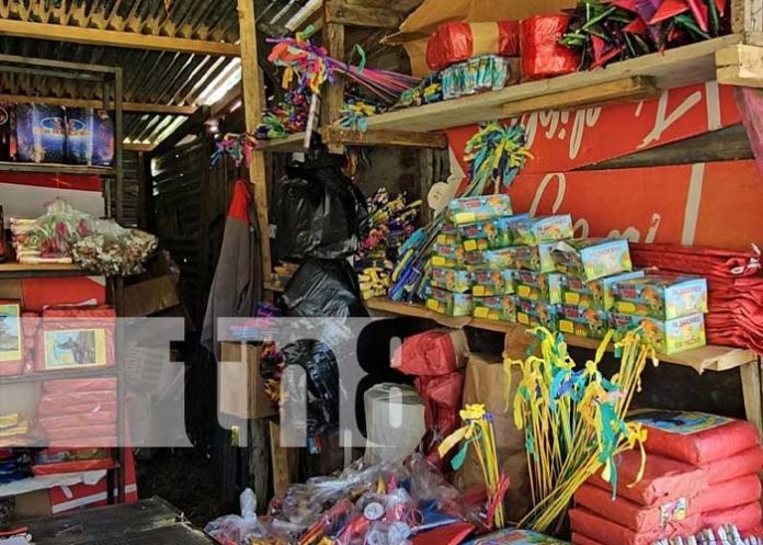 Comercio de pólvora activado para despedir el año en Jinotega