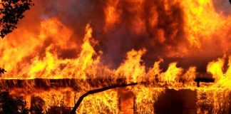 Foto: Fatídico incendio en Uruguay /cortesía