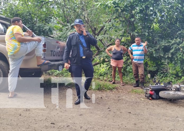 Foto: Accidente le sale caro a conductor en la Isla de Ometepe/Tn8