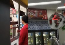 ¿Te representa? Trabajador se esconde para evitar atender a clientes