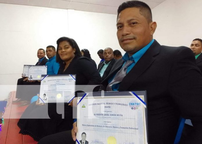 Foto: Inatec gradúa más técnicos especialistas en docencia en Bilwi / TN8