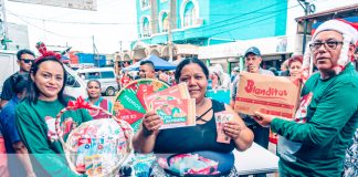 Llegó la "ruleta navideña" al Oriental, el gigante de los mercados