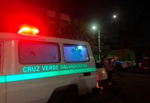 Foto: Terrible noche en El Salvador /cortesía