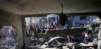 Foto: Ola mortal en Gaza /cortesía