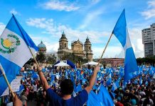 Foto: Multitudinaria marcha en Guatemala /cortesía