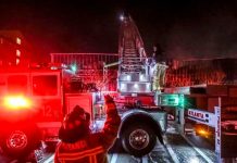 Devastador incendio arrasa con comercios en Nueva York Foto: Alerta en Nueva York /cortesía
