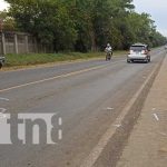 Tragedia carretera Masaya a Tipitapa, motociclista muere en accidente vial Foto: Accidente mortal en Masaya /TN8