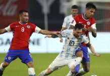 Lionel Messi y Argentina vs Chile