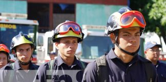 Foto: Preparación de bomberos en Nicaragua / TN8