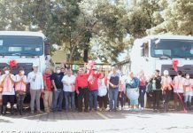 Dos nuevos camiones volquetes en mercados de Managua