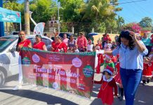 Alegría en calles de Chinandega con bonito carnaval navideño Foto: Carnaval navideño con niñez de Chinandega / TN8