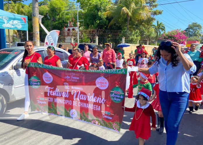 Foto: Carnaval navideño con niñez de Chinandega / TN8