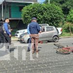 Foto: Accidente con ciclista en Managua / TN8