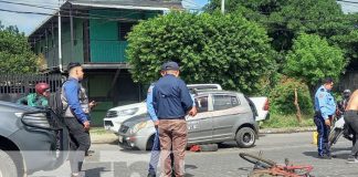Foto: Accidente con ciclista en Managua / TN8