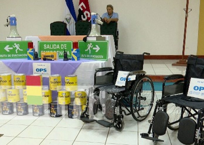 Foto: Donación de equipos para personas con discapacidad en hospitales de Nicaragua / TN8