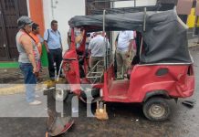 Conductor deja tres lesionados y huye de la escena en Granada Foto: Accidente de tránsito en Granada / TN8
