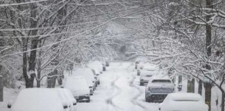 Fuertes lluvias y vientos invernales azotan noreste de EEUU